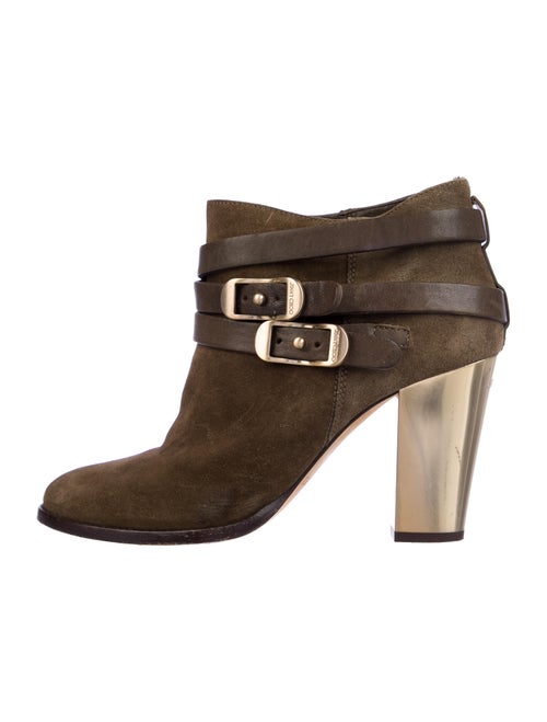 Jimmy Choo Suede Boots Green