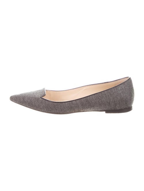 Jimmy Choo Leather Flats Grey
