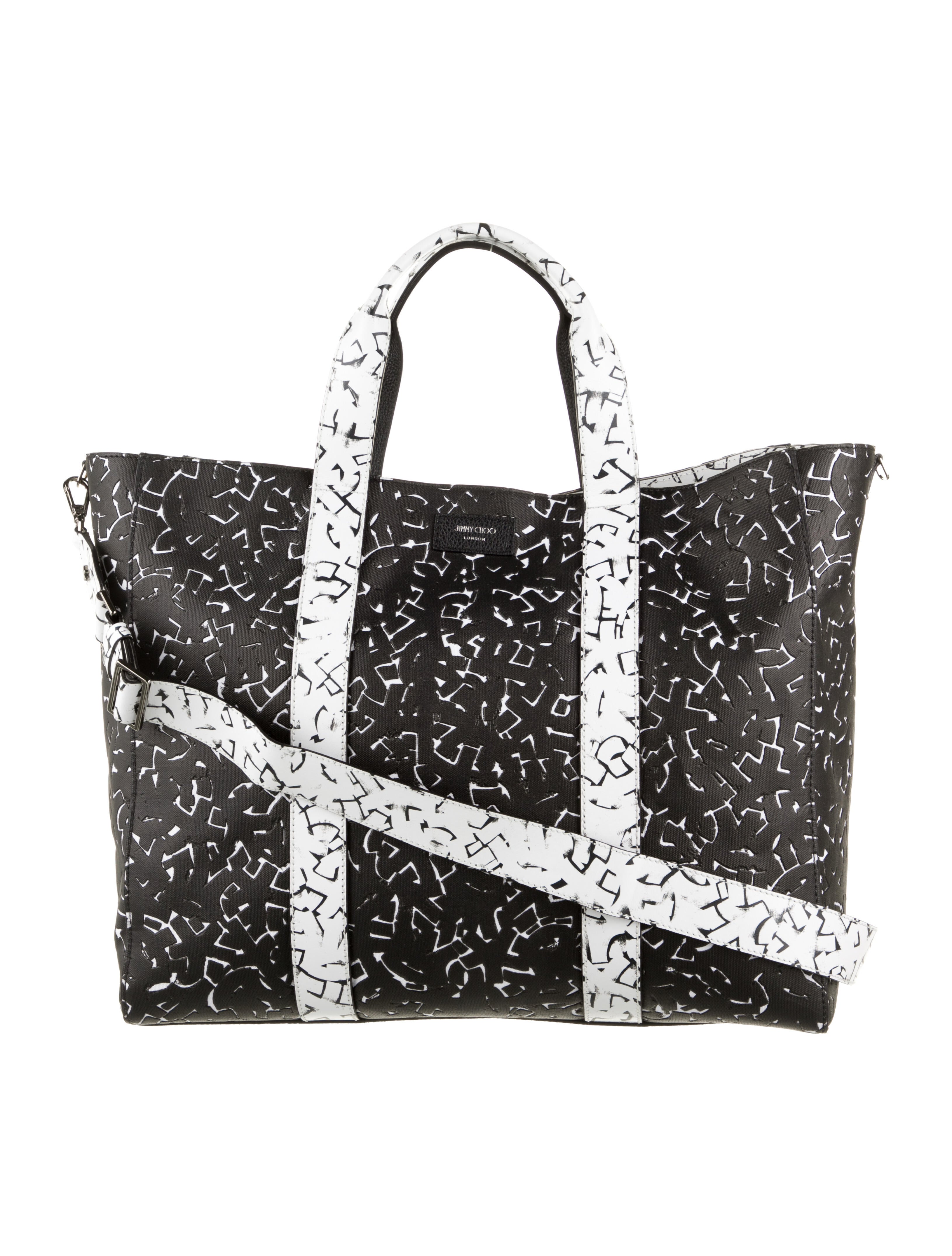 未使用品 JIMMY CHOO SHOPPER TOTE Eric Haze Jimmy Choo x Eric Haze Shopper Tote w/ Tags - Black Totes