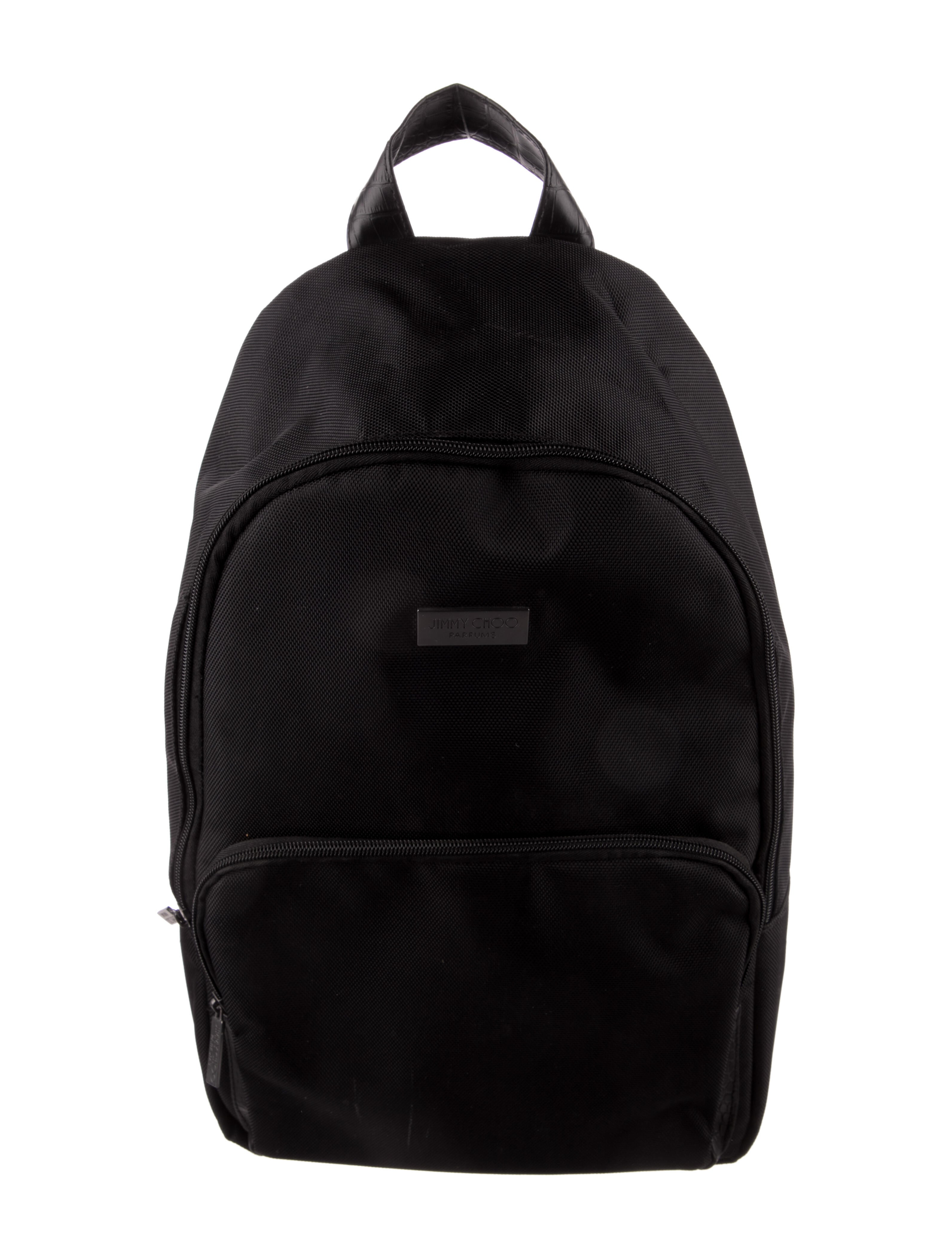 Karl Lagerfeld LeatherTrimmed Nylon Backpack w/ Tags Blue Backpacks