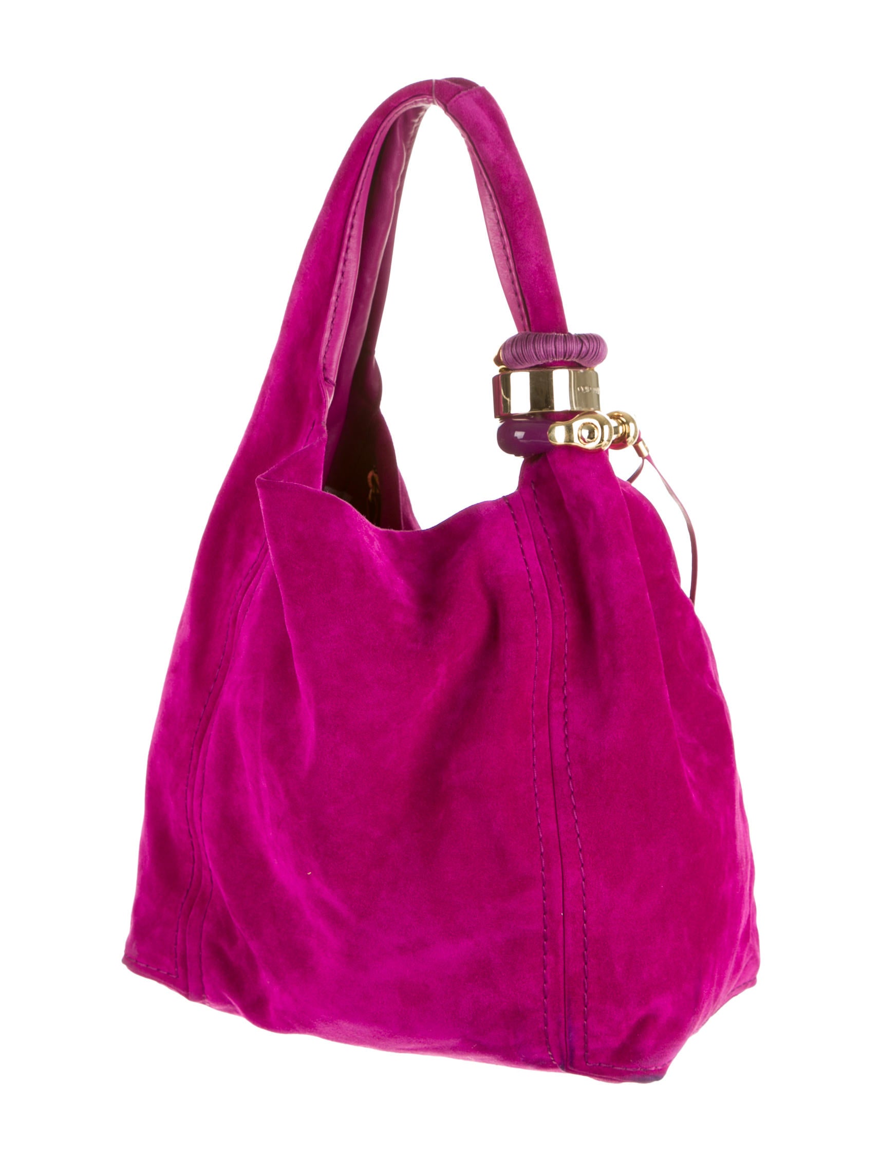 Jimmy Choo Saba Bag - Purple Hobos, Handbags - JIM26554 | The RealReal
