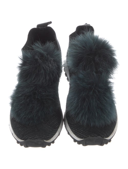 Jimmy Choo Pom-Pom Embellishments Sneakers