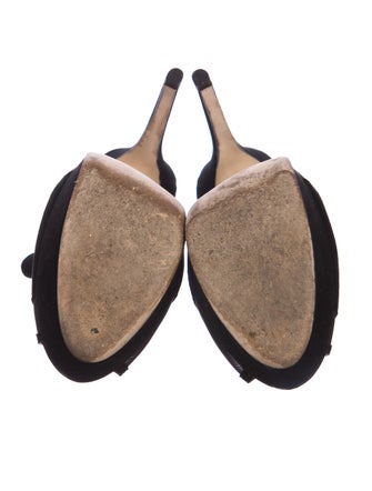 Jimmy Choo Kerfield Suede and Mesh Booties