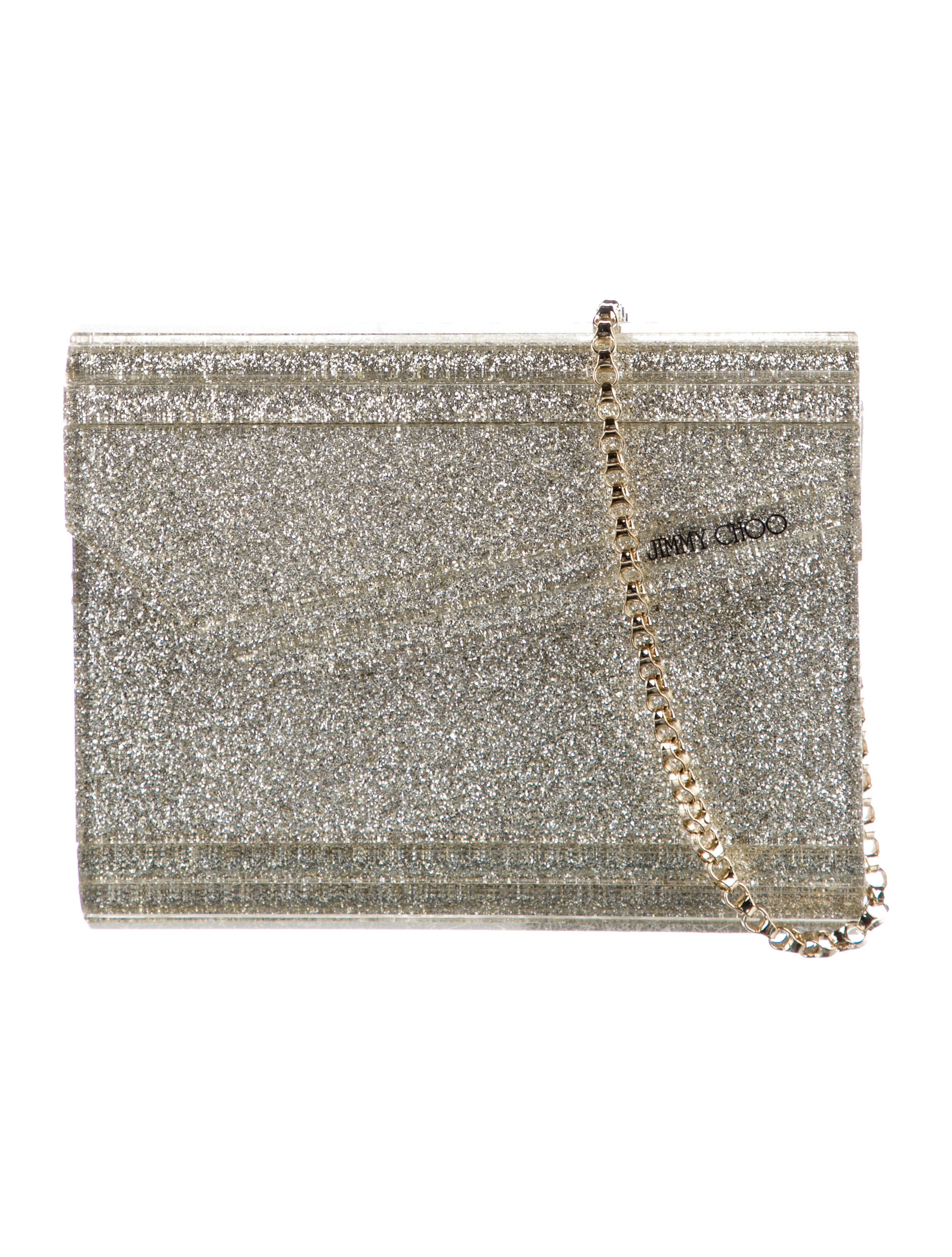 Jimmy Choo Glitter Crossbody Bag Silver Crossbody Bags, Handbags