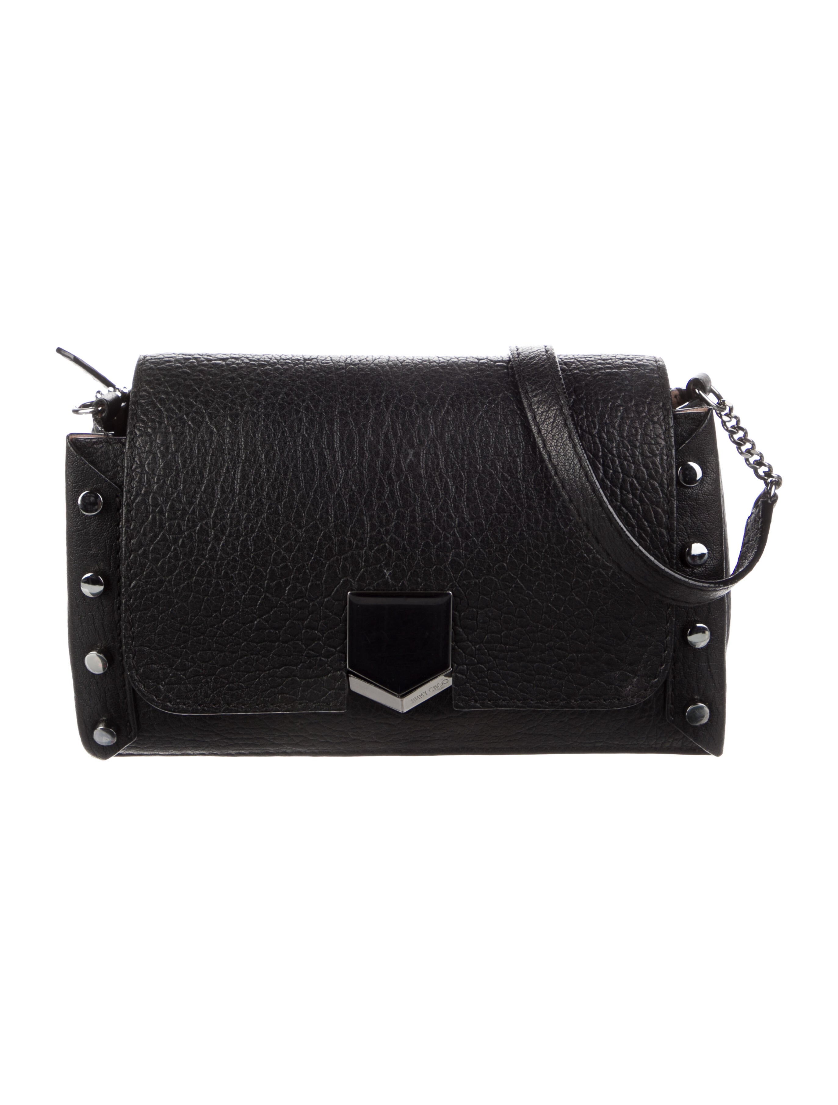 Jimmy Choo Leather Crossbody Bag Black Crossbody Bags, Handbags