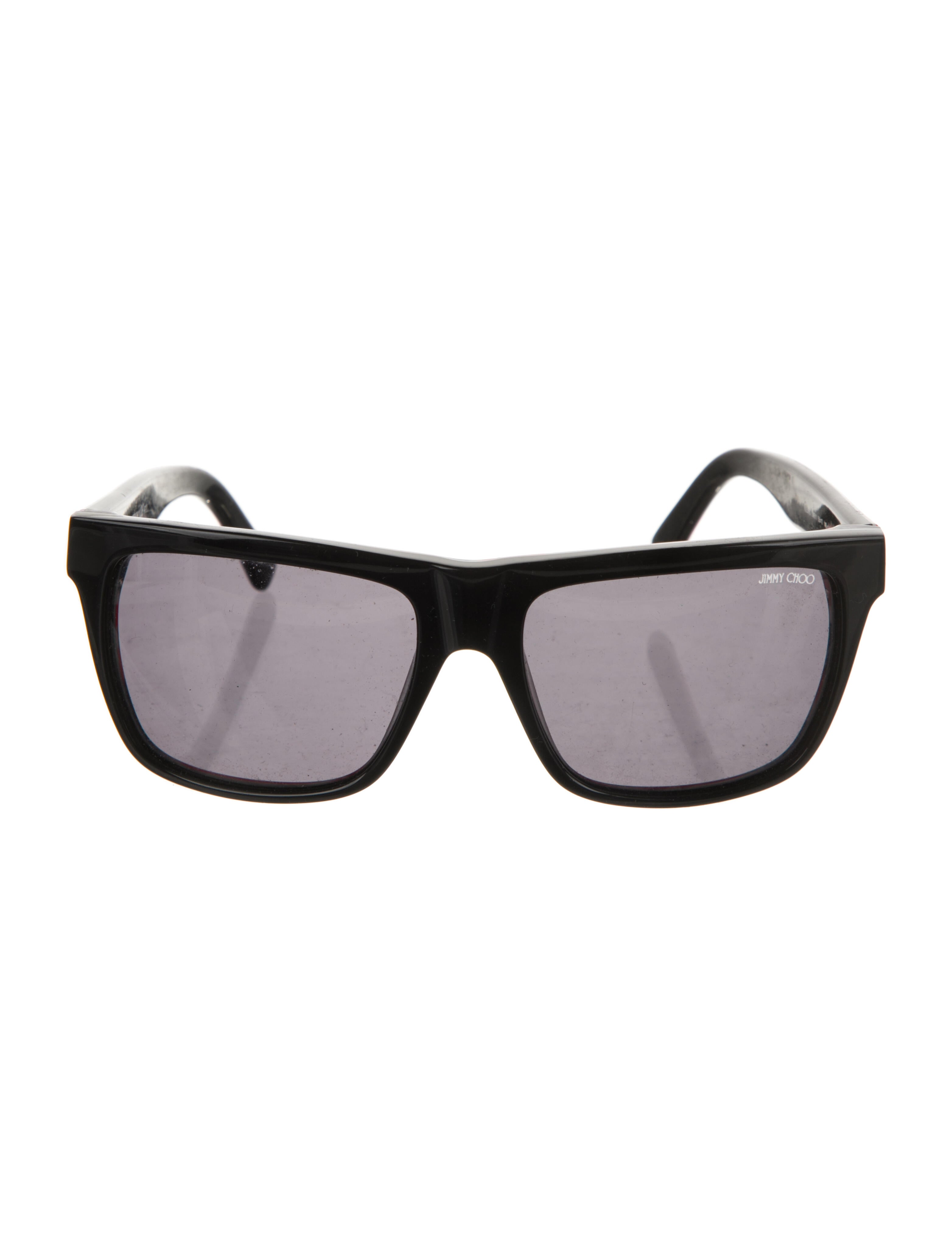 Jimmy Choo Erica Oversize Sunglasses Blue Sunglasses, Accessories