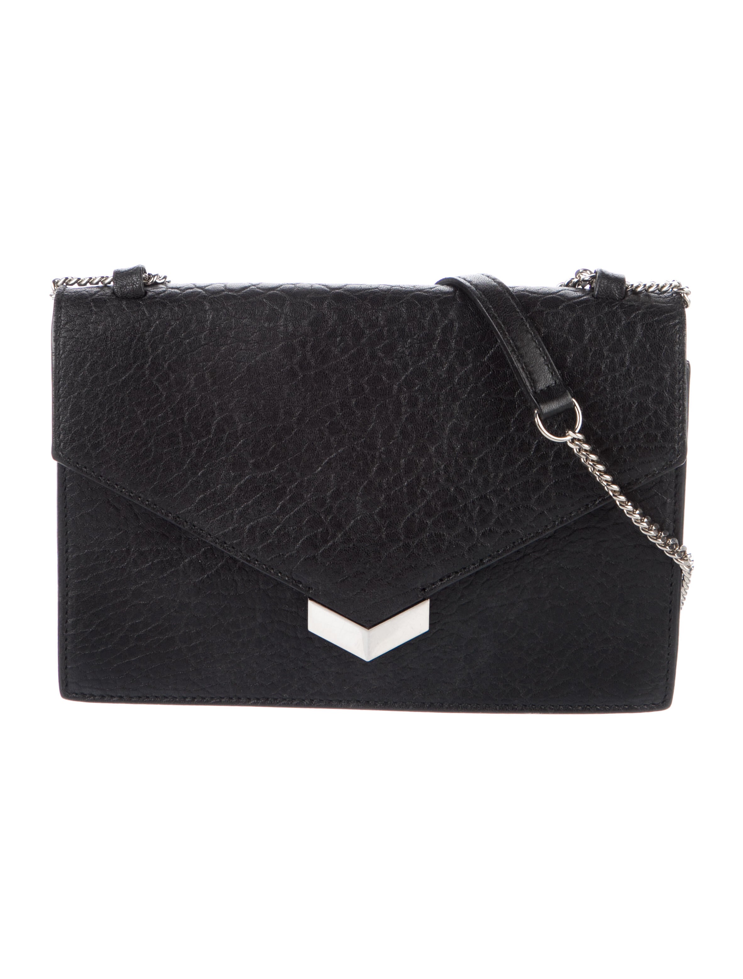 Jimmy Choo Leather Crossbody Bag Black Crossbody Bags, Handbags