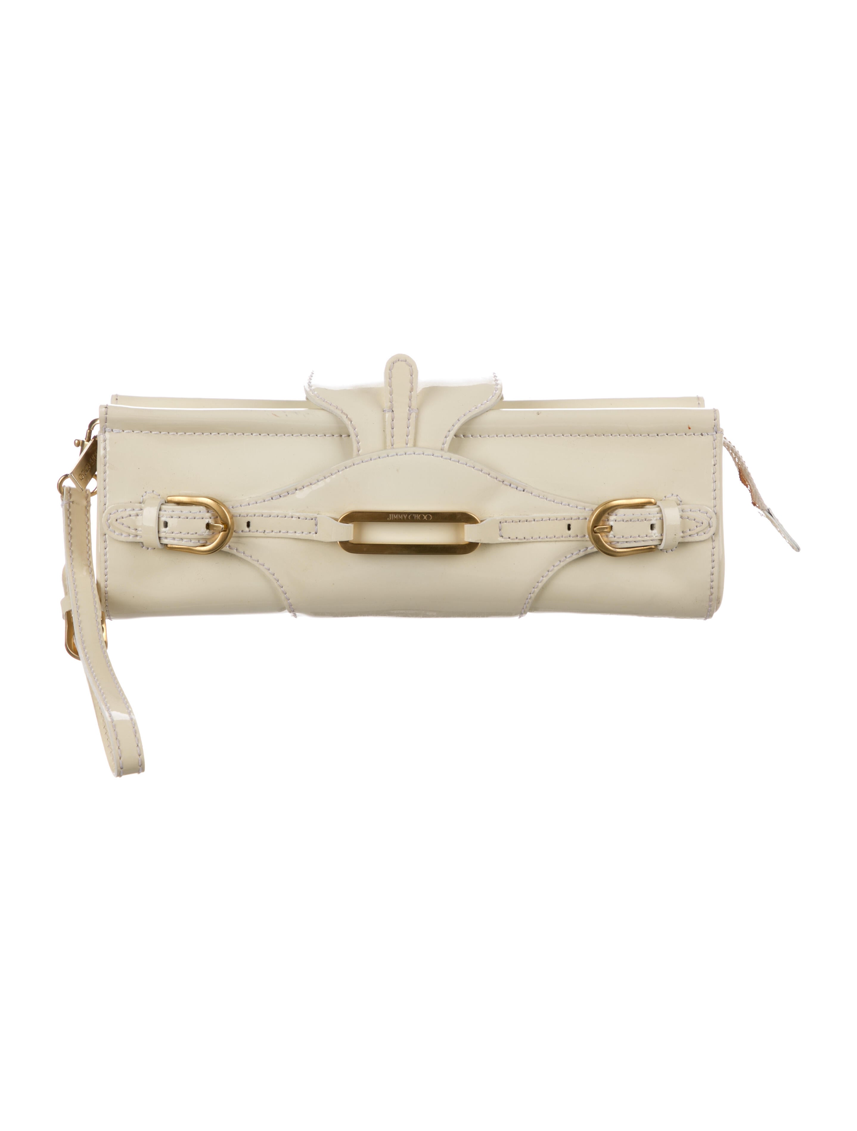 Jimmy Choo Clutch Neutrals Clutches, Handbags JIM26272 The RealReal