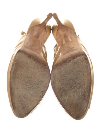 Jimmy Choo Patent Leather Slingback Sandals