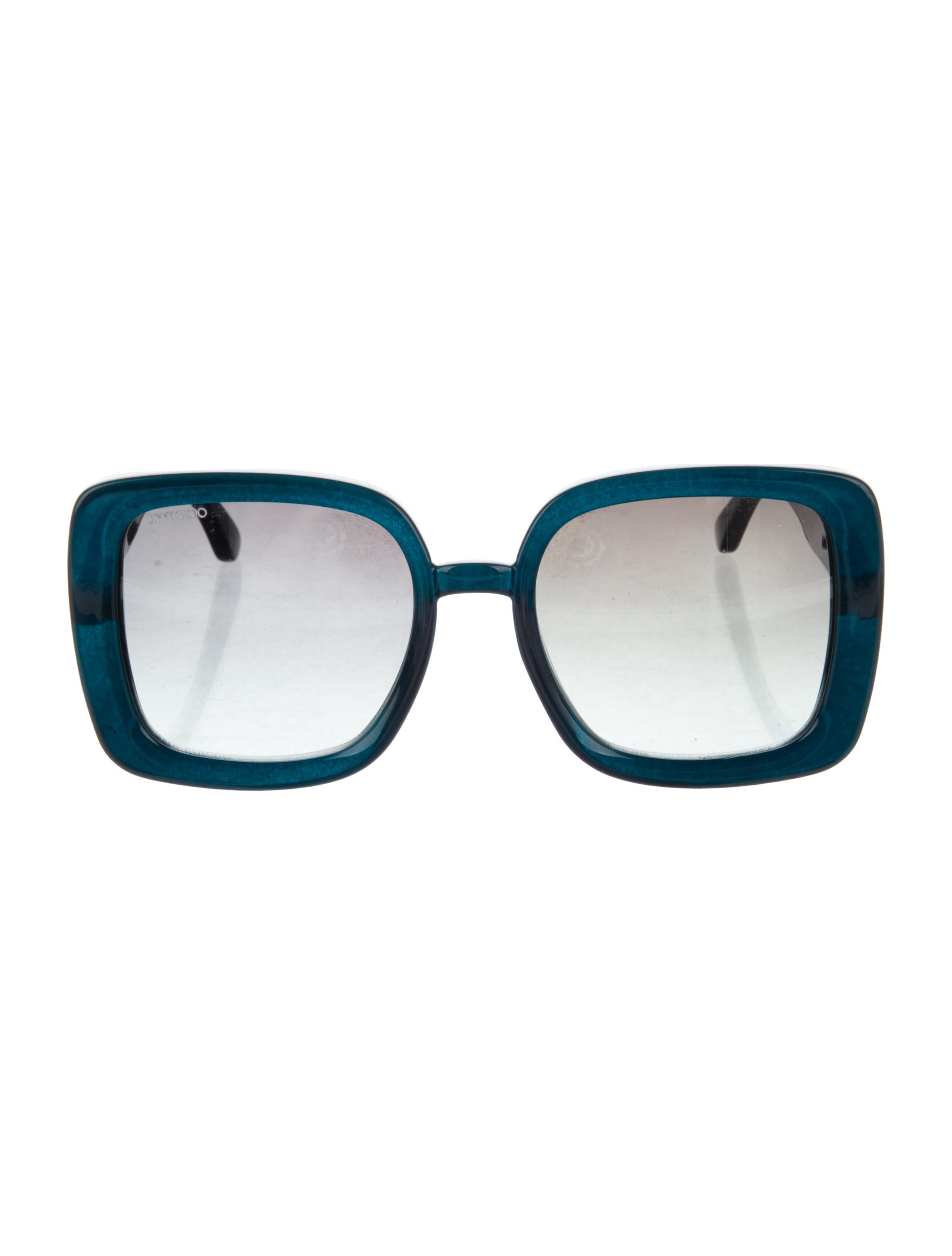 Jimmy Choo Erica Oversize Sunglasses Blue Sunglasses, Accessories