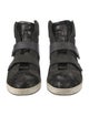 Jimmy Choo Suede Wedge Sneakers