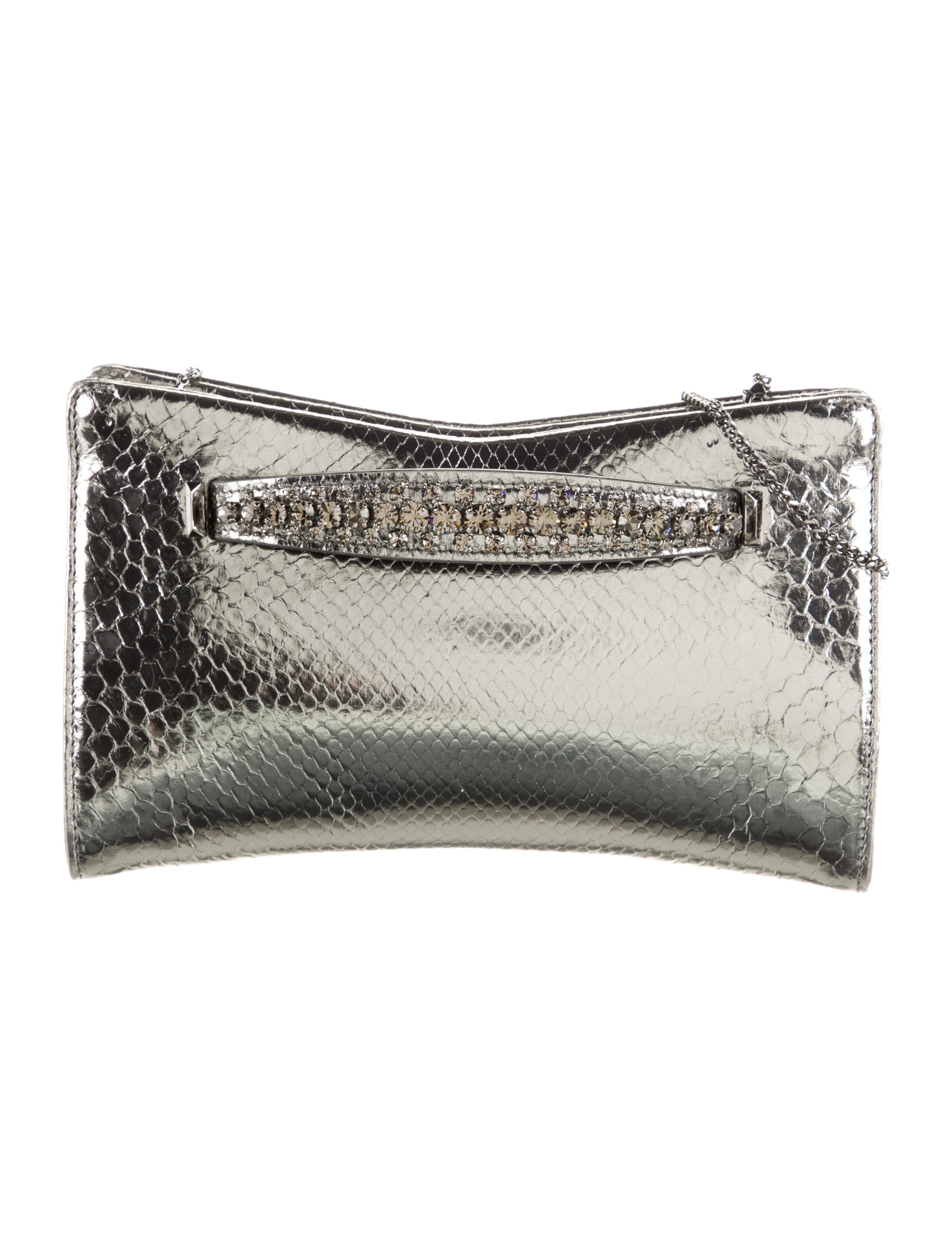 Jimmy Choo Metallic Venus Clutch Metallic Clutches, Handbags