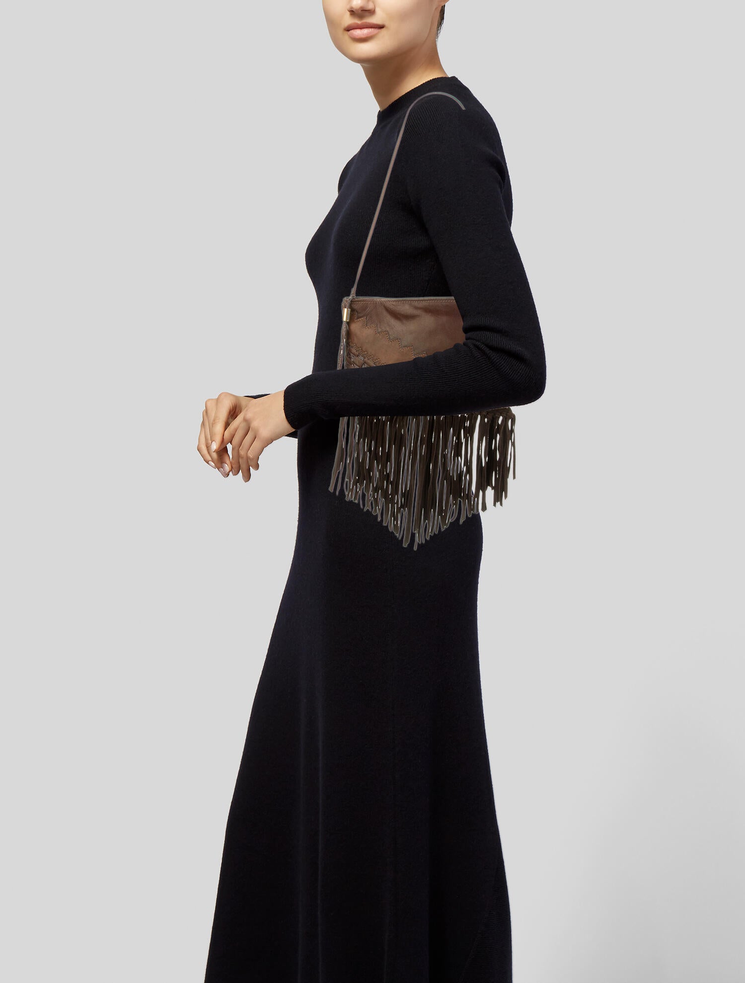 Jimmy Choo Patent Leather Shoulder Bag Brown Shoulder Bags, Handbags