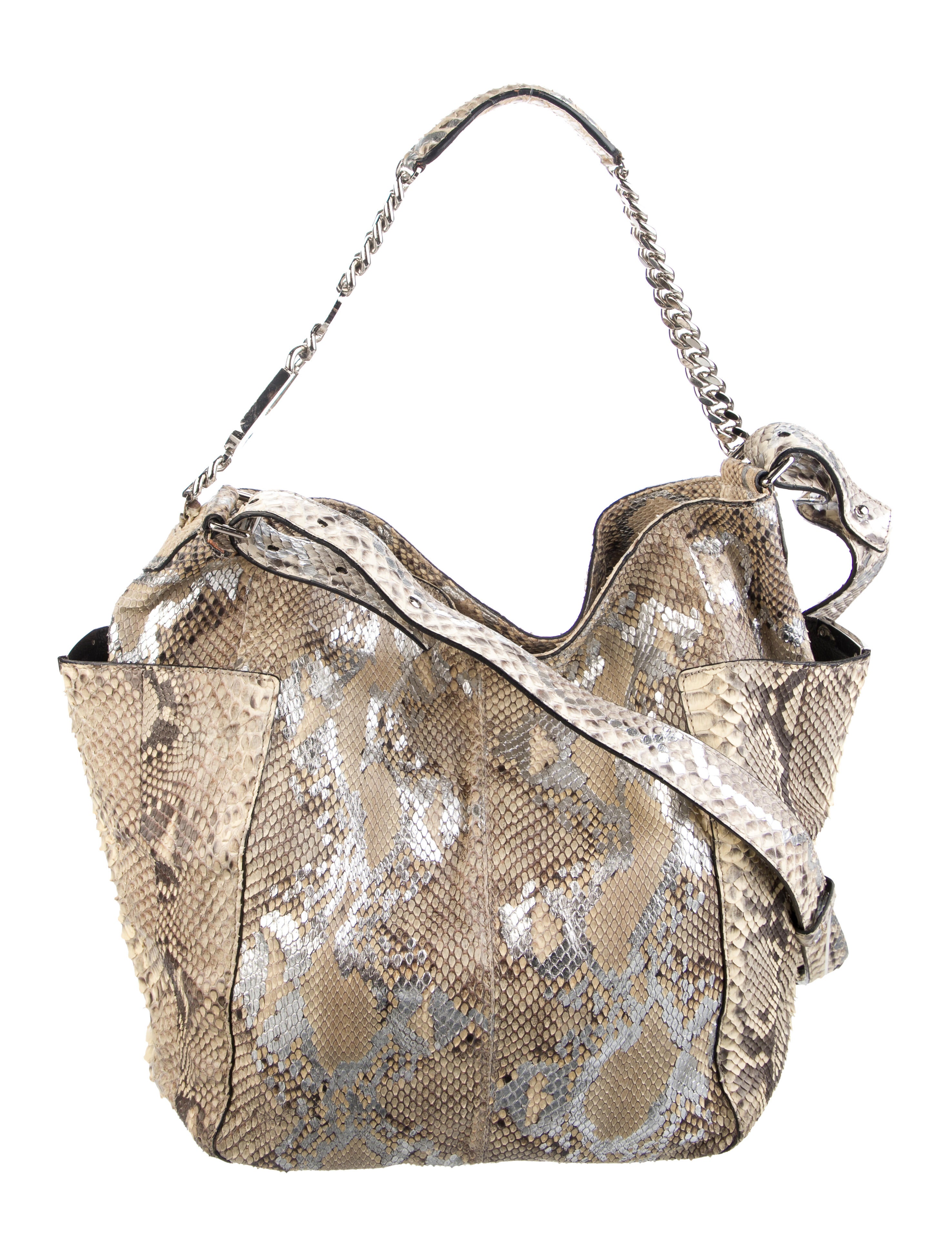 Jimmy Choo Shoulder Bag - Neutrals Shoulder Bags, Handbags - JIM28270 ...