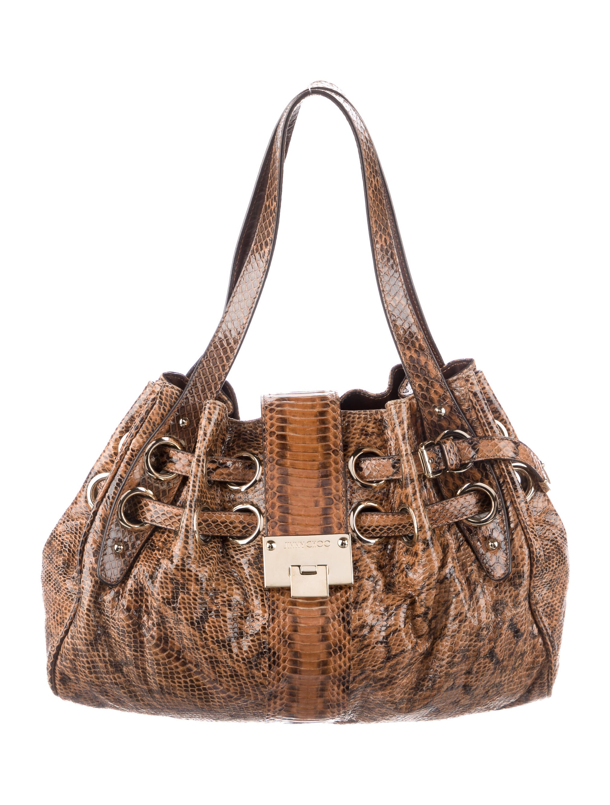 Jimmy Choo Tulita Bag Brown Shoulder Bags, Handbags JIM36891 The