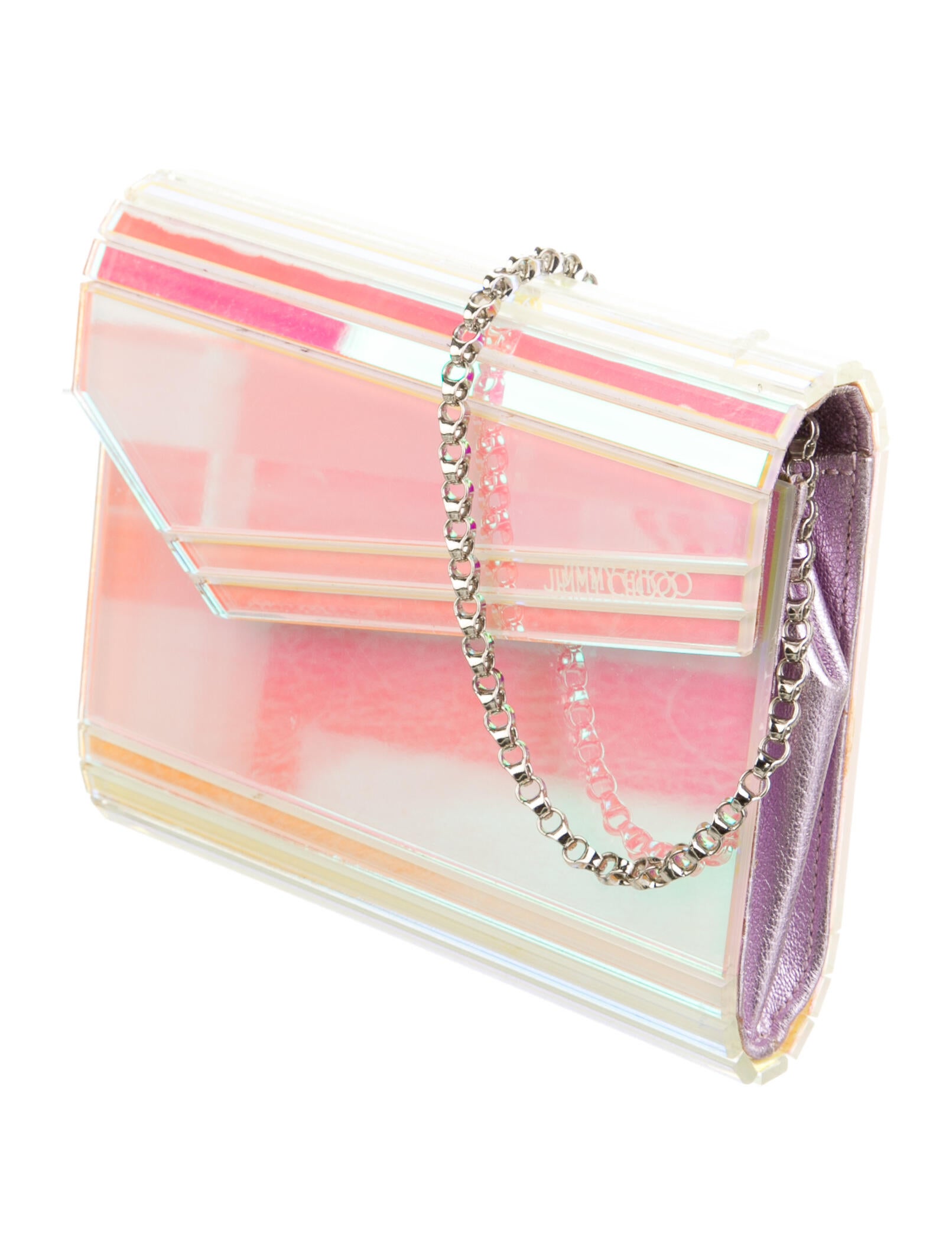 Jimmy Choo Candy Acrylic Clutch Bag