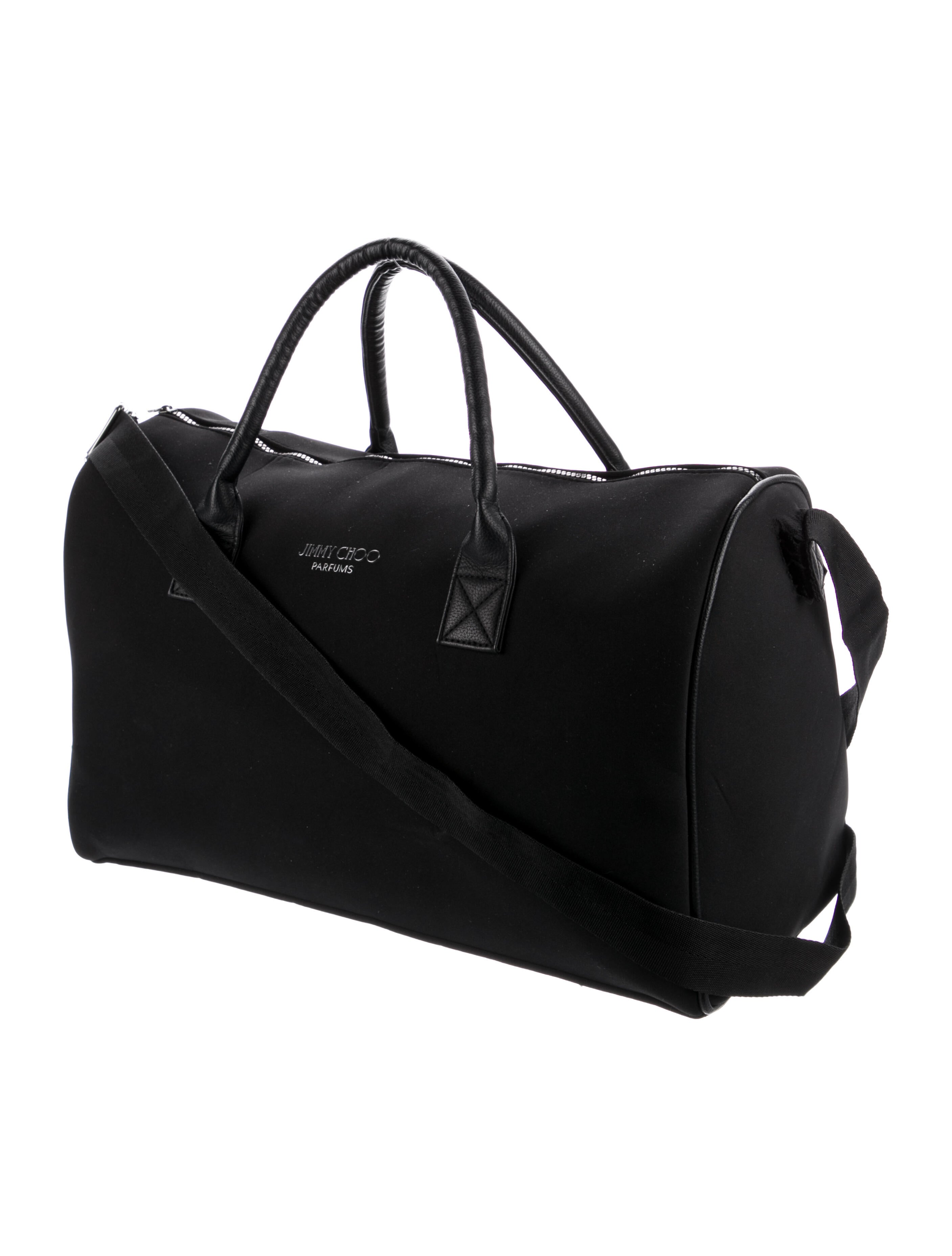 Jimmy Choo Neoprene Travel Bag - Black Luggage and Travel