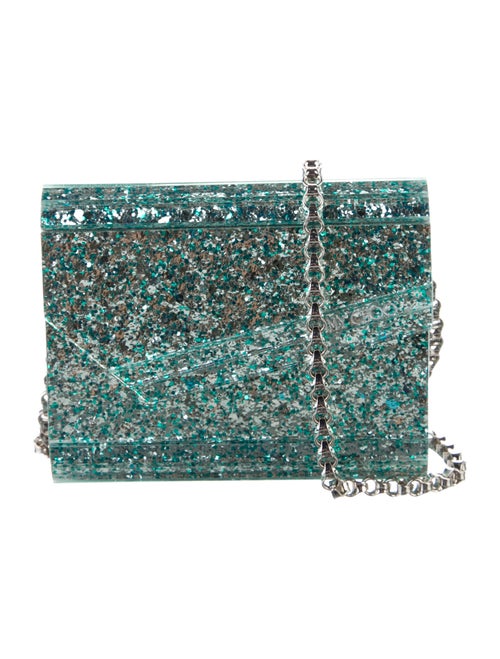 Jimmy Choo Micro Candy Glittered Clutch Bag