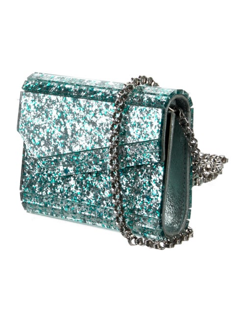 Jimmy Choo Micro Candy Glittered Clutch Bag