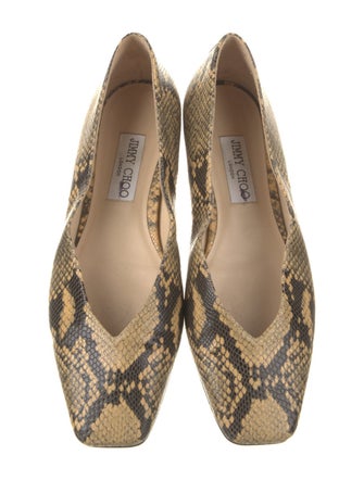 Jimmy Choo Animal Print Flats