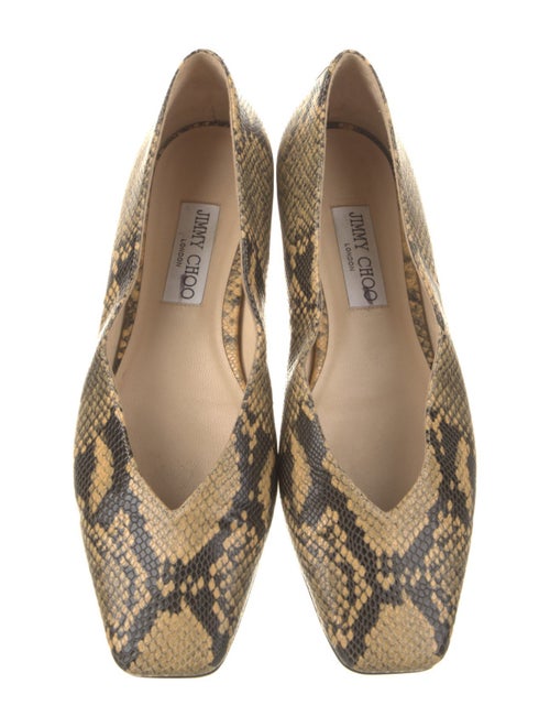 Jimmy Choo Animal Print Flats