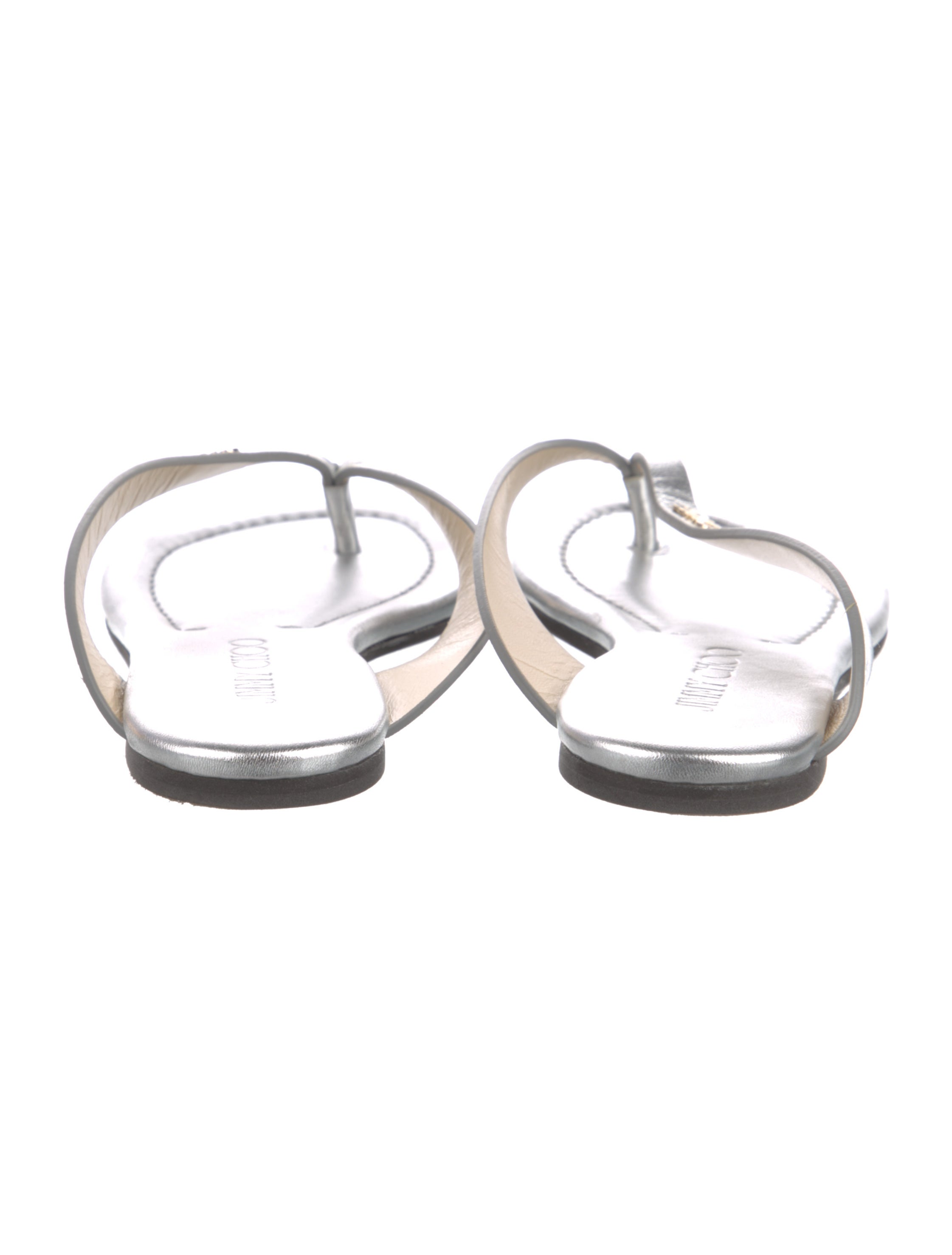 Jimmy Choo Leather Flip Flops