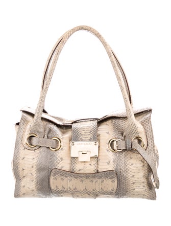Jimmy Choo Python Handle Bag