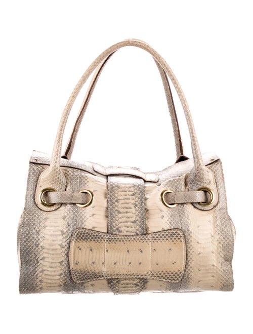 Jimmy Choo Python Handle Bag