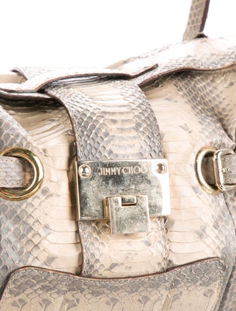 Jimmy Choo Python Handle Bag