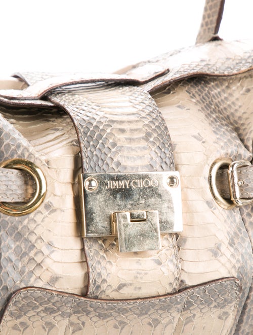Jimmy Choo Python Handle Bag