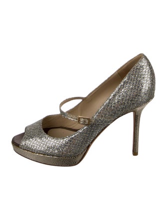 Jimmy Choo Glitter Accents Pumps