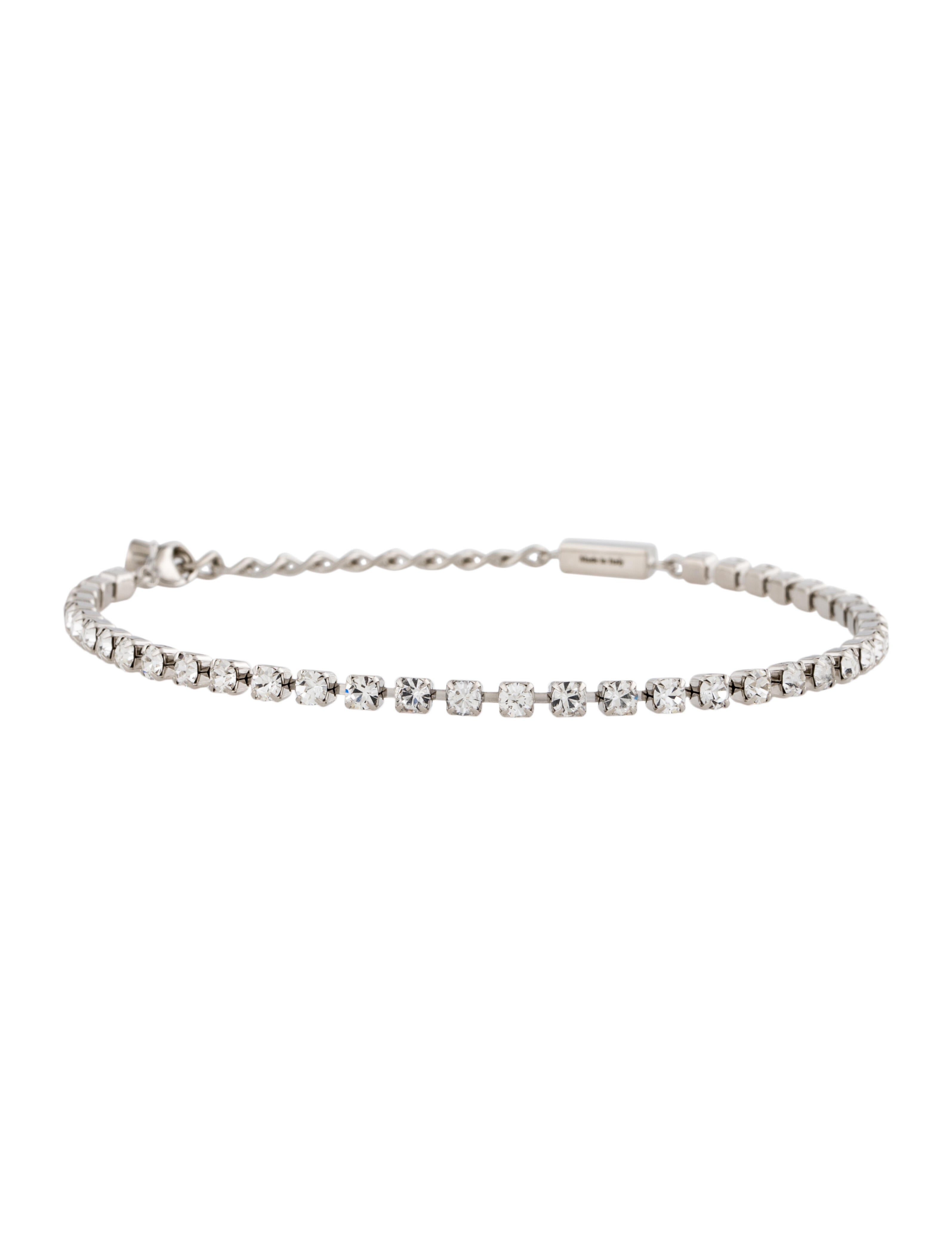 Jimmy Choo Saeda Anklet - Silver-Tone Metal Anklets, Body