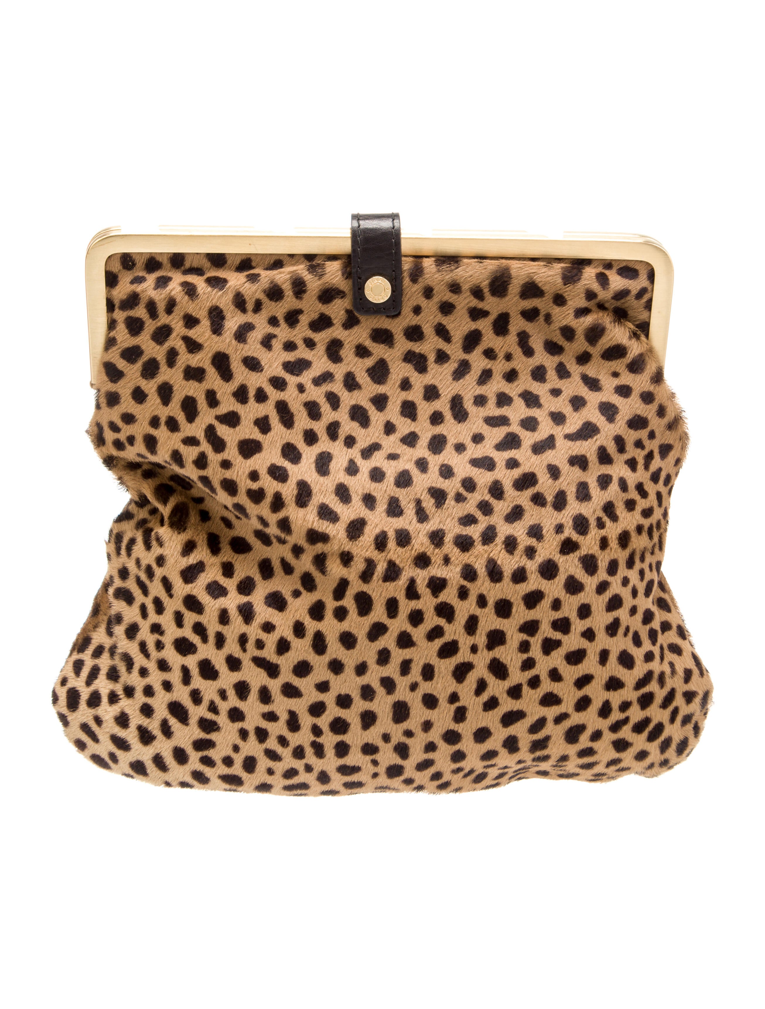 Jimmy Choo Pony Hair Clutch Bag Brown Clutches, Handbags JIM371882