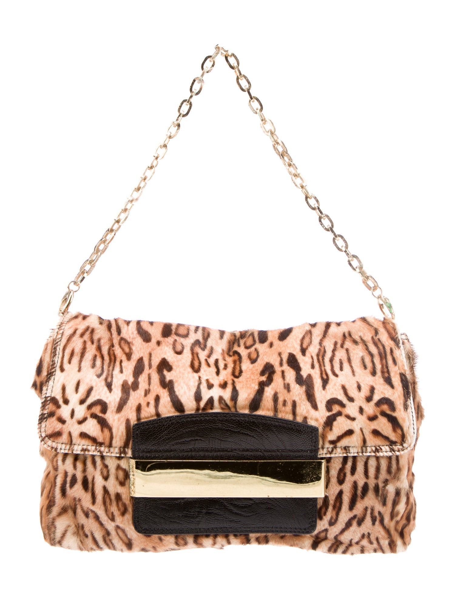 Jimmy Choo Pony Hair Shoulder Bag Brown Shoulder Bags, Handbags