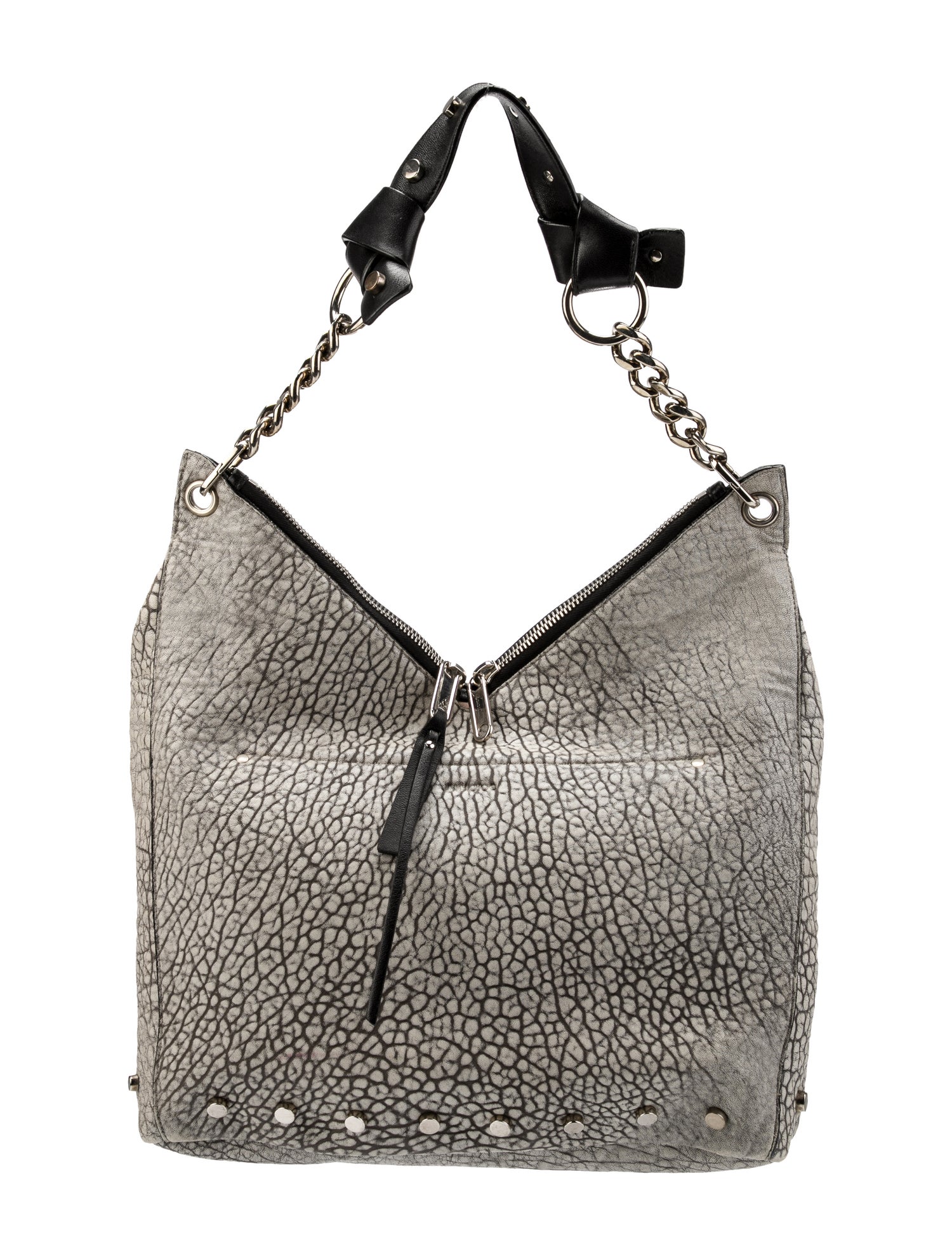 Jimmy Choo Black Leather Shoulder Bag main image 0