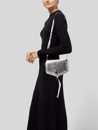 Jimmy Choo Python Arrow Crossbody Bag