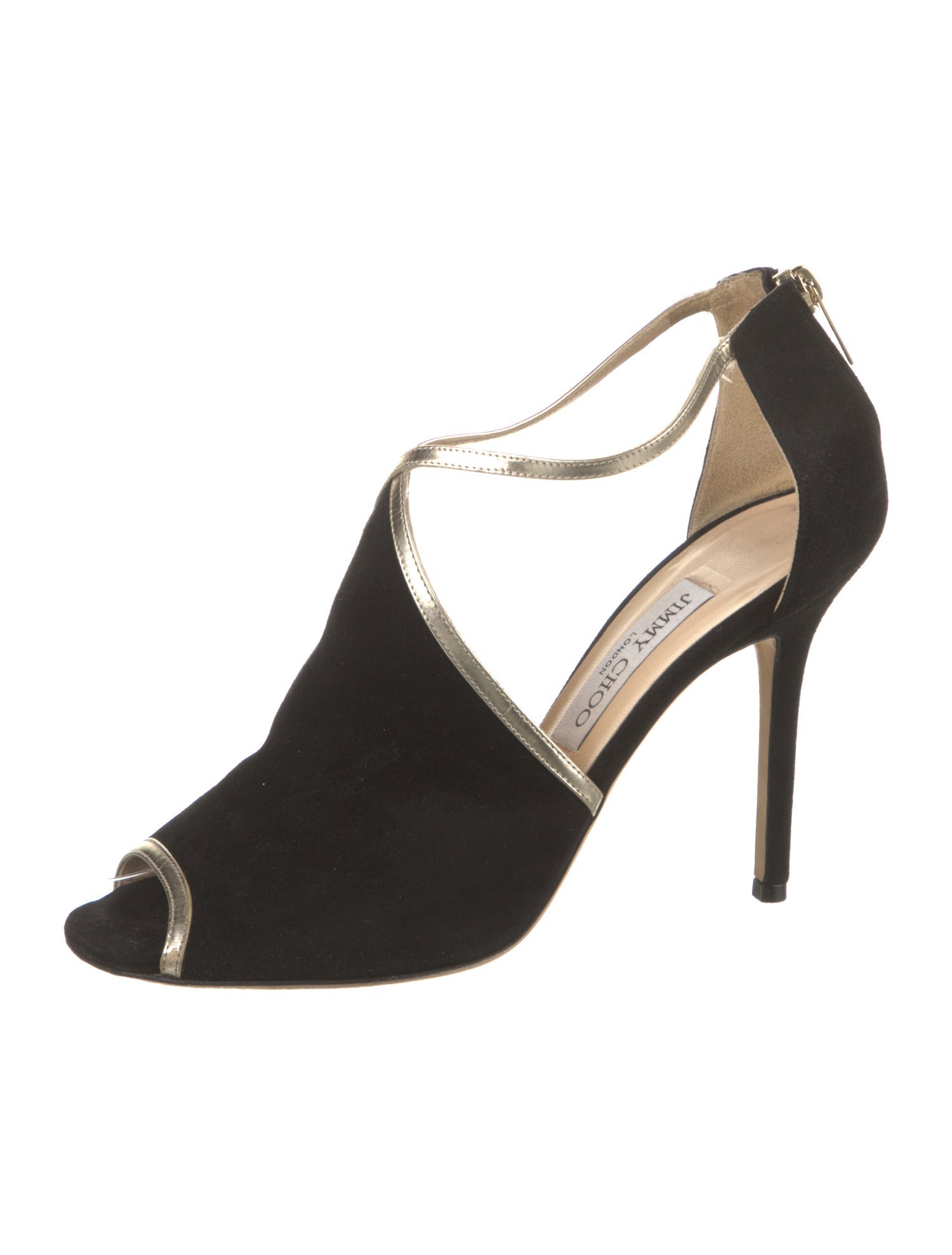 Jimmy Choo Suede Colorblock Pattern Pumps