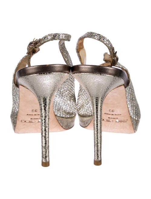 Jimmy Choo Animal Print Slingback Pumps