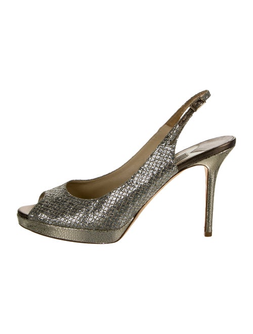 Jimmy Choo Animal Print Slingback Sandals