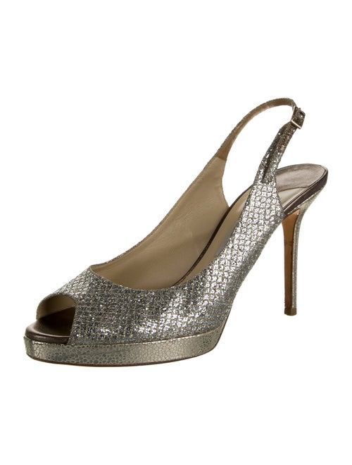 Jimmy Choo Animal Print Slingback Sandals