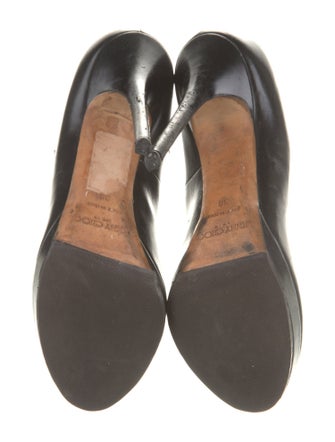 Jimmy Choo Leather Cutout Accent Sandals