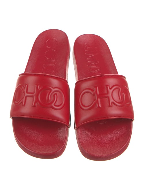 Jimmy Choo Leather Slides