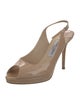 Jimmy Choo Patent Leather Slingback Pumps