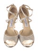 Jimmy Choo Glitter Accents Sandals