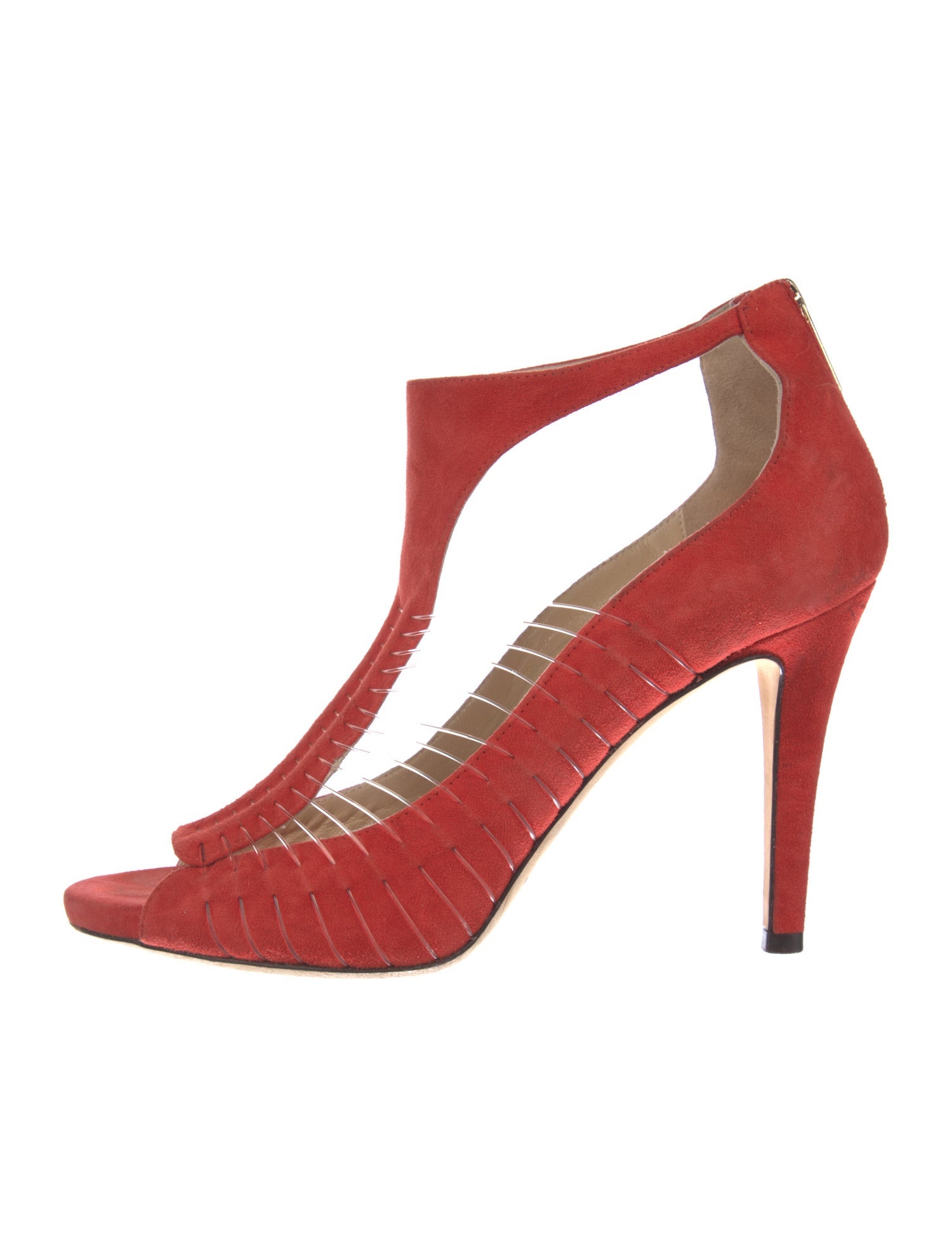 Jimmy Choo Suede T-Strap Pumps