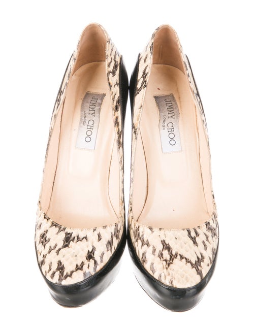 Jimmy Choo Snakeskin Animal Print Pumps
