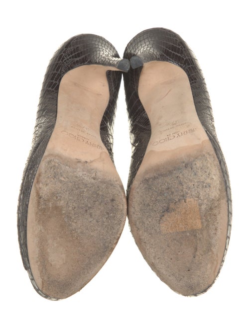 Jimmy Choo Leather Animal Print Pumps