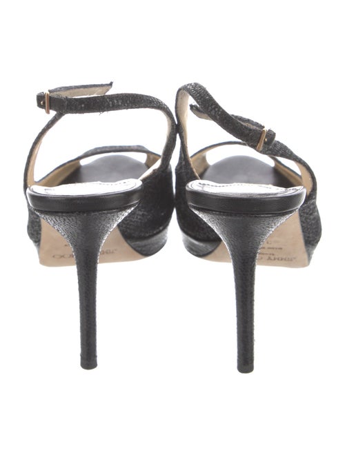 Jimmy Choo Glitter Accents Slingback Pumps