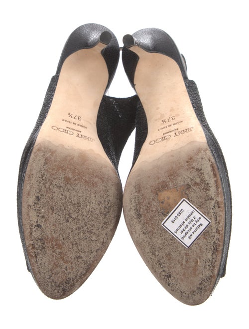 Jimmy Choo Glitter Accents Slingback Pumps