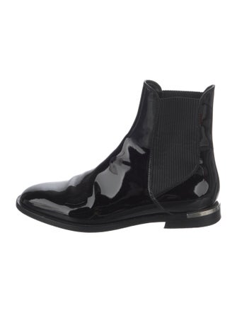 Jimmy Choo Patent Leather Chelsea Boots